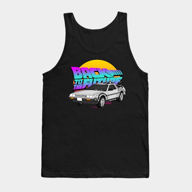 Retro Back To The Future Tank Top by mia_me